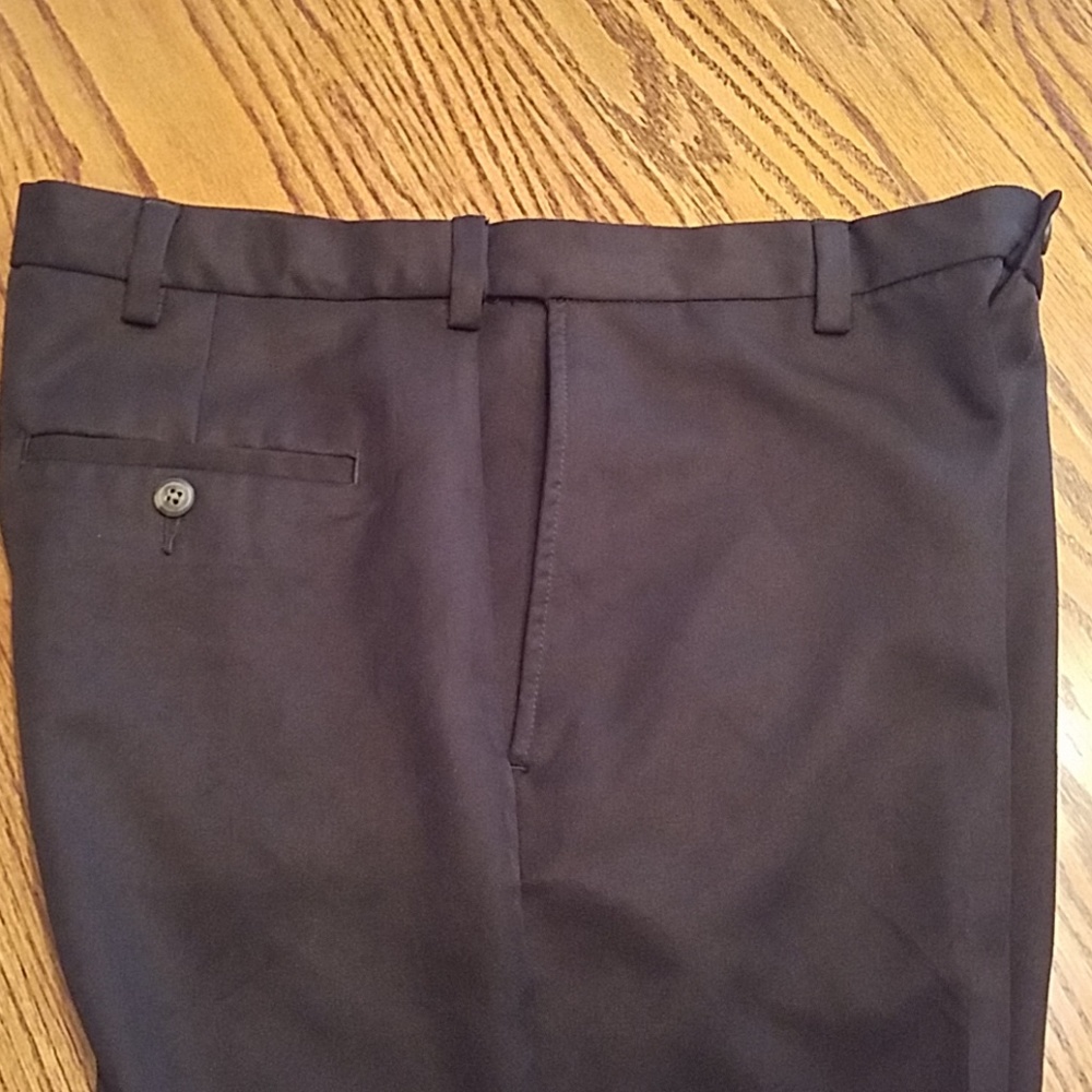 Black dress pants.